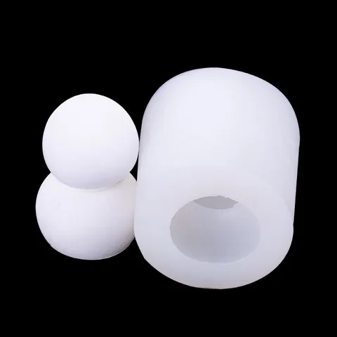 3D Christmas Snowman Sphere Silicone Mold Festive Mousse Cake Dessert Baking Mould French Pastry Decorating Tool Home Kitchen DIY