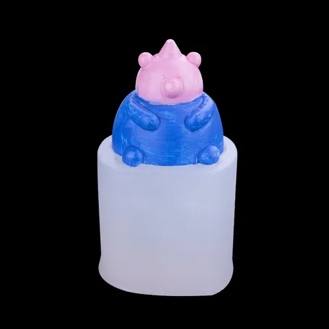 3D Bär Silikonform Für Kerzen Aroma Gips Schokolade DIY Backen Kuchendekoration Bärenform Handgemachte Seife Harz Form