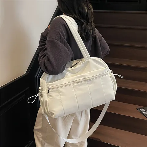 Large Capacity Travel Duffel Bag Waterproof Oxford Cloth Gym Bag Dry Wet Separation Sports Handbag Casual Luggage Bag