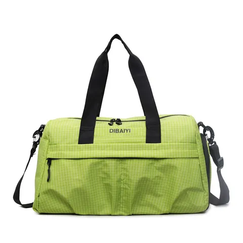 Grand Capacité Sac de Voyage en Tissu Oxford Imperméable Sac de Sport Fitness Duffel Sac d'Entraînement Séparation Humide Sec Bagage