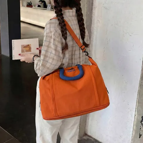 Large Capacity Travel Bag Waterproof Expandable Lightweight Duffel Bag Casual Travel Shoulder Crossbody Bag For Unisex