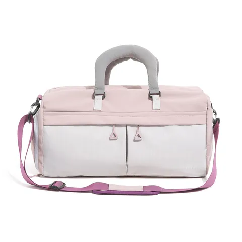 Large Capacity Sports Fitness Bag Nylon Travel Duffel Bag Wet Dry Separation Gym Training Handbag For Women