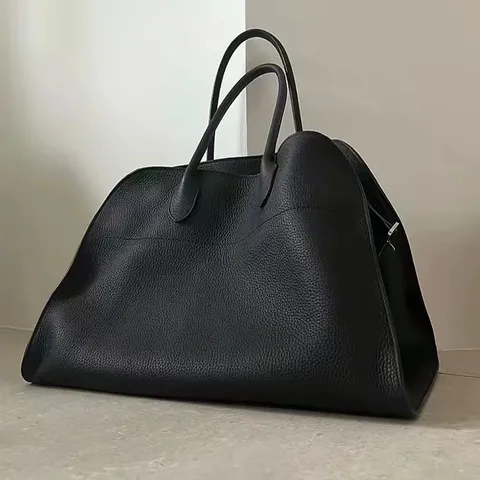 Bolso Tote Casual de Cuero PU para Mujer Bolso de Mano Gran Capacidad Elegante Color Sólido Oficina Trabajo Viaje Diario Sin Correa de Hombro