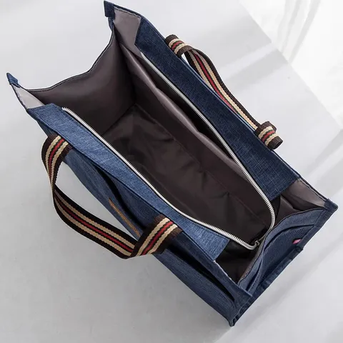 Waterdicht Oxford-Stof Student Documententas Lunchbox Tas Bijles Tas Multifunctioneel Draagbaar Handtas Opslagtas