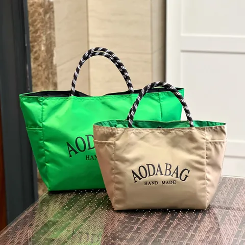 Dames Oxford Stof Tote Tas Grote Capaciteit Casual Handtas Stedelijk Minimalistisch Letter Print Woon-werkverkeer Schoudertas