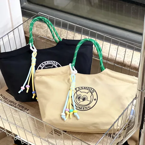 Modieuze Waterdichte Oliebestendige Tas Handtas Casual Bento Tas Shopping Tas Voor Dames