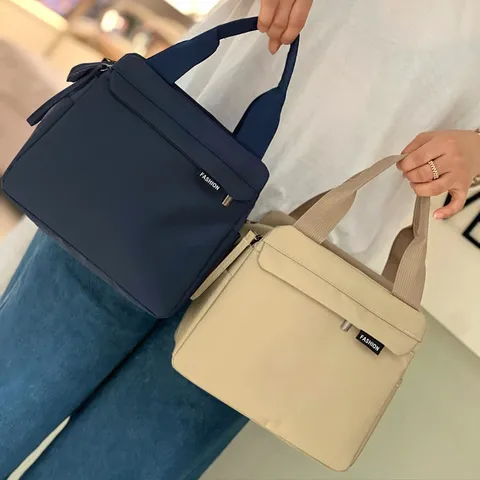 Waterdichte Geïsoleerde Lunchtas Grote Capaciteit Tote Thermische Koeltas Draagbare Lunchbox Handtas Voor Vrouwen Werk Woon-werkverkeer