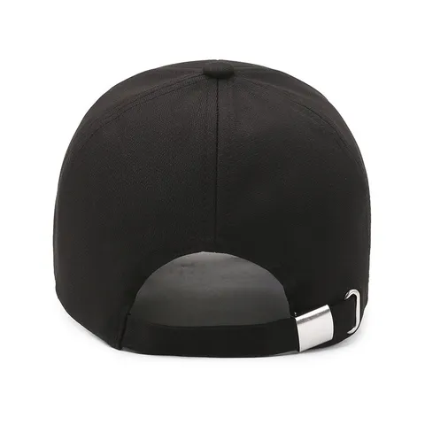 Men's Baseball Cap Outdoor Sun Protection Hat Long Curved Brim Streetwear Polyester Adjustable Sports Cap