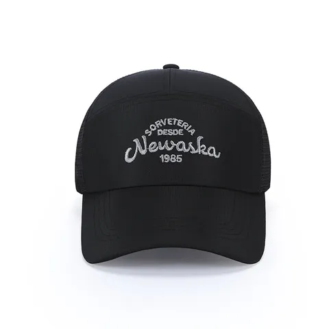 Unisex Outdoor Breathable Mesh Baseball Cap Polyester Letter Embroidery Sun Protection Sports Casual Dad Hat