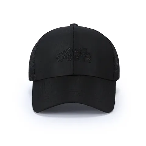 Unisex Outdoor Sports Baseball Cap Breathable Mesh Sun Hat Letter Embroidered Design Adjustable Casual Hat