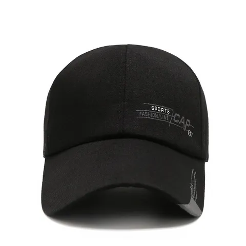 Unisex Outdoor Sun Protection Baseball Cap Canvas Breathable Letter Print Adjustable Casual Sports Hat For Men And Women