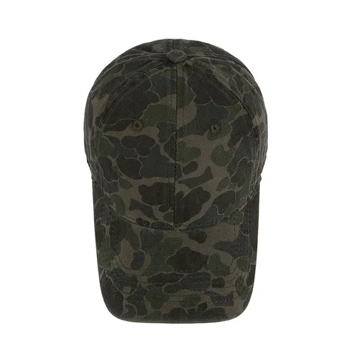 Vintage Camouflage Print Baseball Cap Men Women Adjustable Outdoor Sun Protection Casual Tactical Dad Hat
