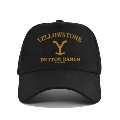 Minimalist Cotton Polyester Mesh Baseball Cap Breathable Printed Curved Brim Sunshade Trucker Hat For Outdoor Daily Unisex