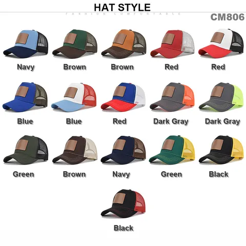 Retro Uniseks Mesh Trucker Pet Met Leren Patch Amerikaanse Vlag Tractor Patroon Verstelbare Zonneklep Baseballpet Voor Zomer Buiten