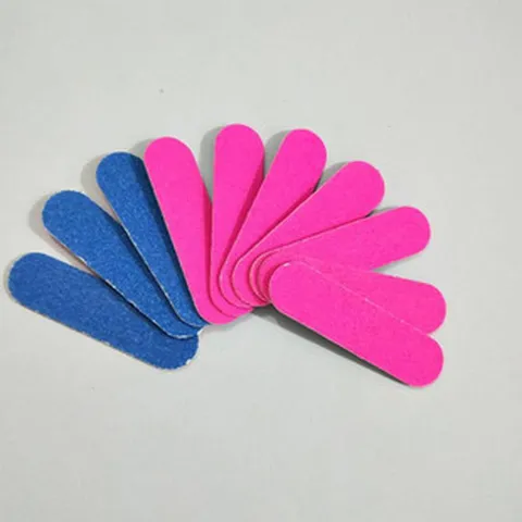 Mini Wooden Nail Files Double Sided Nail Buffer Strips Portable Manicure Pedicure Tools For Salon Home Care Unisex