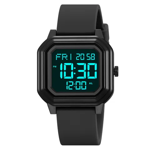 Minimalist Square Digital Electronic Watch Waterproof Luminous Sports Watch For Men Women Students Daily Wear