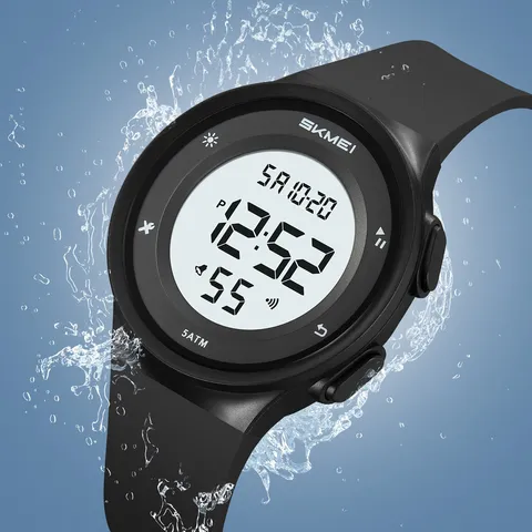 SKMEI Kids Student Digital Watch Waterproof Luminous Cartoon Multifunctional Casual Electronic Wristwatch