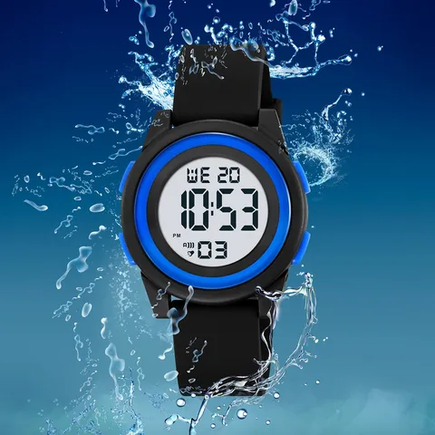 Skmei Children Student Electronic Watch Waterproof Multi-Function Outdoor Sports Digital Watch Silicone Strap Unisex Watch