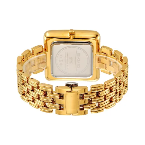 Minimalist Square Retro Men's Quartz Watch Zinc Alloy Case Business Waterproof Wristwatch
