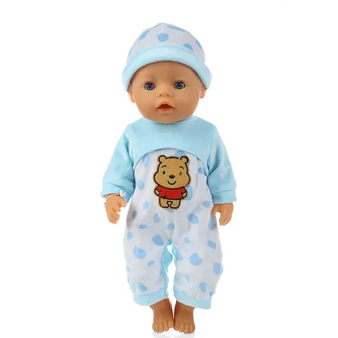 Joli Ensemble de Vêtements de Poupée en Tissu pour Poupée de 45CM Jeu de Rôle Tenue de Jouet pour Enfants Accessoire