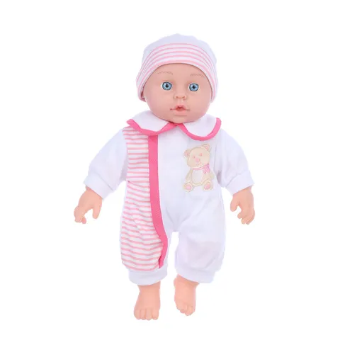 Realistische Soft Vinyl Körper Reborn Babypuppe Mit Kleidung Süße Gefüllte Baumwolle Simulation Puppe Spielzeug Für Kinder