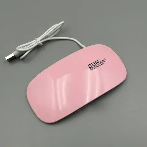 Mini Lámpara de Uñas UV LED Secador de Uñas Portátil Plegable Con Forma de Ratón Para Curado de Esmalte en Gel Luz USB Manicura