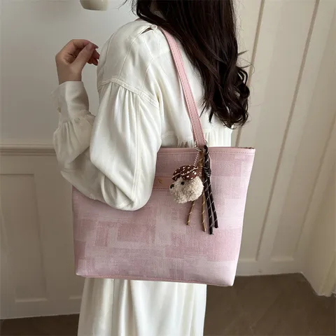Γυναικεία Τσάντα Tote Μεγάλης Χωρητικότητας Urban Minimalist PU Leather Shoulder Bag Casual Commuter Handbag