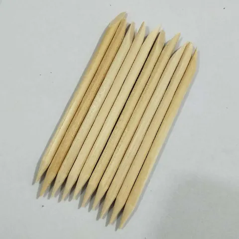 Professional Wooden Cuticle Pusher Nail Art Orange Wood Sticks Manicure Pedicure Tools Double Head Nail Art Supplies