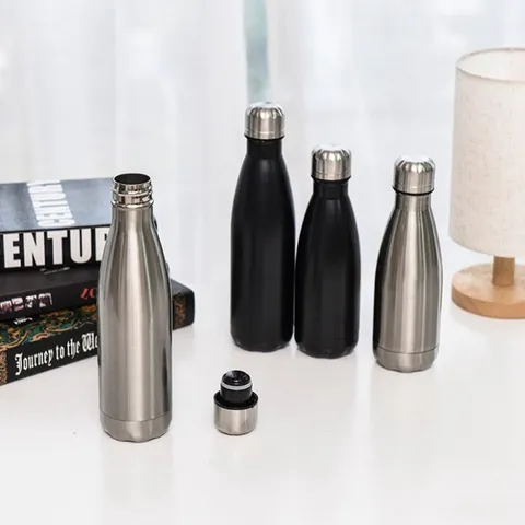 Stainless Steel Vacuum Insulated Cola Bottle Portable Travel Sports Water Cup Metal Thermos Flask For Office And Outdoor
