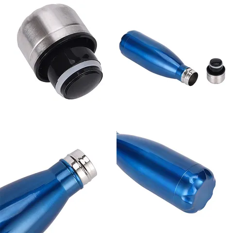 Stainless Steel Vacuum Insulated Cola Bottle Portable Travel Sports Water Cup Metal Thermos Flask For Office And Outdoor