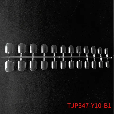 Tip per Unghie Press On Trasparenti Bianche in Plastica Unghie Finte Copertura Completa DIY Forniture per Extension Nail Art per Donne