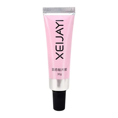 Solid Nail Tips Gel Strong Adhesive Extension Nail Glue Upgraded Clear Phototherapy Gel Tube Pressed Fake Nails Bonding Agent DIY Professional Manicure Glue