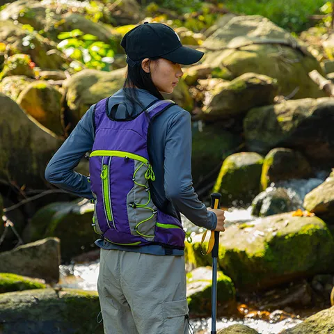 Unisex Outdoor Sports Hiking Backpack Lightweight Foldable Water Bag Travel Daypack Nylon Casual Sports Backpack