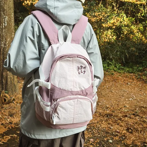 Japanisch Stil Lässig Nylon Rucksack Für Damen Herren Große Kapazität Reise Schule Schultasche Leichter Outdoor Tagesrucksack