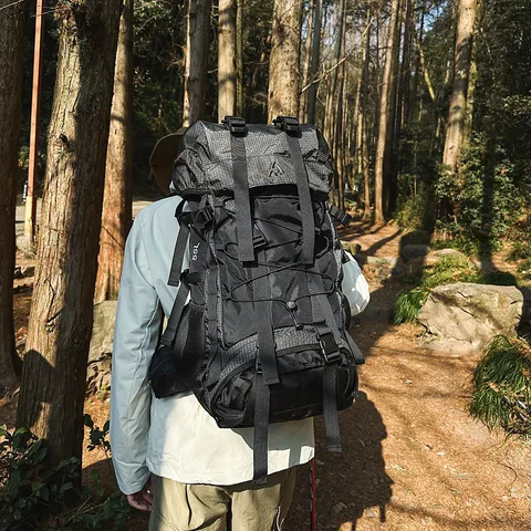 Professioneller Wasserdichter Großer Bergsteigerrucksack Outdoor Wandern Camping Reisetasche Atmungsaktiver Unisex Reiserucksack