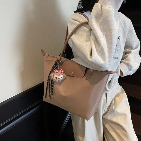 Damen Mode Große Kapazität Tote Dumpling Tasche Lässiges Pendeln PU Leder Schulter Unterarm Tasche