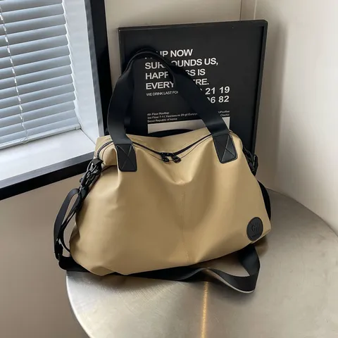 Lässige Große Kapazität Nylon Tote Tasche Für Damen Wasserdicht Pendler Reisen Schulter Umhängetasche Mode Handtasche