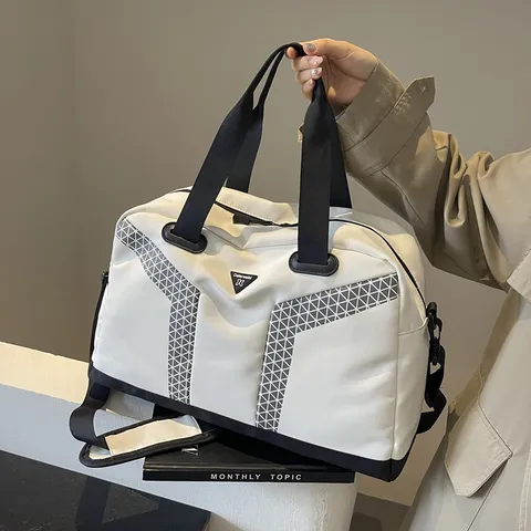 Borsa da Viaggio Grande Capacità Moda Yoga Palestra Duffel Bag