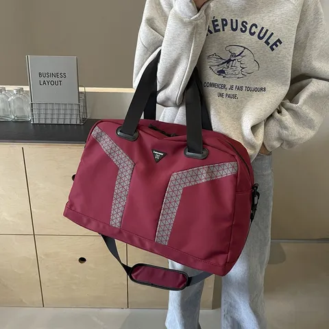 Borsa da Viaggio Grande Capacità Moda Yoga Palestra Duffel Bag