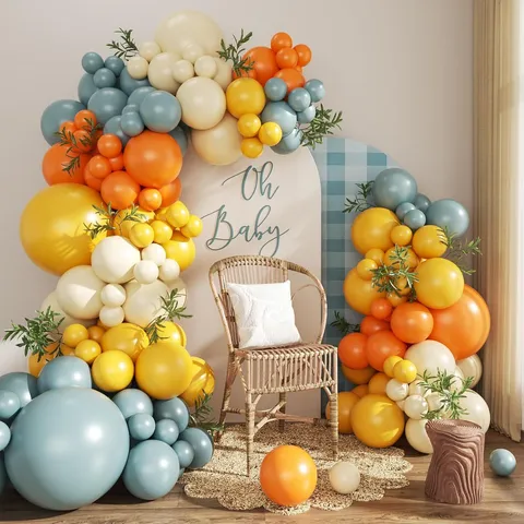 Bohemian Balloon Arch Kit Latex Multicolor Balloons For Birthday Wedding Baby Shower Engagement Party Decorations