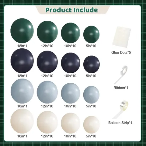 Dunkelgrün Marineblau Waldstil Ballonbogen Kit Für Baby Jungen Ersten Geburtstag Babyparty Party Hintergrund Dekoration Zubehör