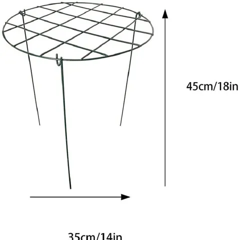 Iron Plant Trellis For Climbing Plants Courtyard Decoration Round Mesh Support Rod Garden Flower Arrangement Stake