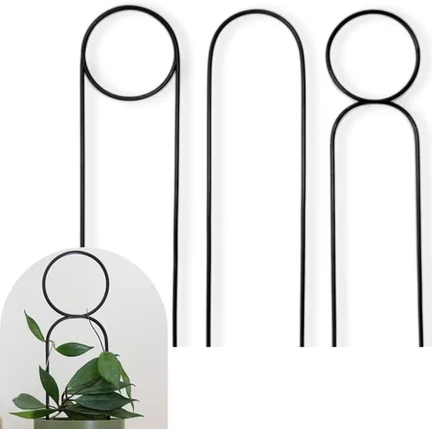Pflanzenspalier Aus Eisen Stützstab Rostfreies Metall Garten Kletterpflanze Rahmen Innen Außen Blumenstütze Geometrisches Design