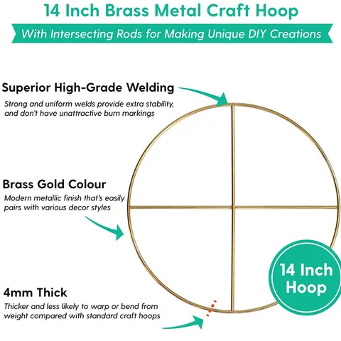 Runde Metall Traumfänger Ringe Gold Blumenkranz Makramee Reifen Rahmen Für DIY Handgemachte Handwerk Wandbehang Haus Hochzeit Kindergarten Mobile Dekoration Zubehör