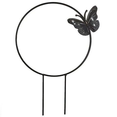 Metall Rankgitter Schmetterling Dekorative Garten Pflanzenstütze Herz Rund Eisen Rankhilfe Für Kletterpflanzen Topfblumen