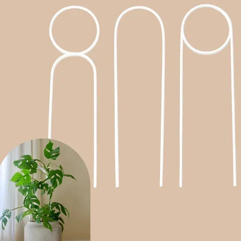 Pflanzenspalier Aus Eisen Stützstab Rostfreies Metall Garten Kletterpflanze Rahmen Innen Außen Blumenstütze Geometrisches Design