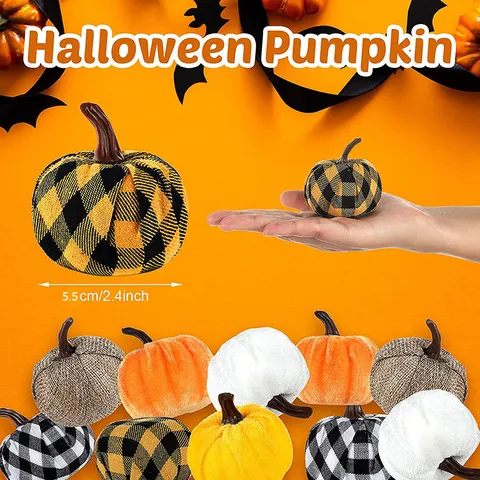Rustikaler Schaumstoff Stoff Künstlicher Kürbis Ornament Herbst Erntedankfest Halloween Erntefest Tischdeko Zuhause Requisiten
