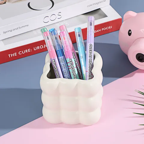 Double Ended Highlighter Pens Pastel Aesthetic Marker Pens For School Student Note Taking Journaling Stationery Supply