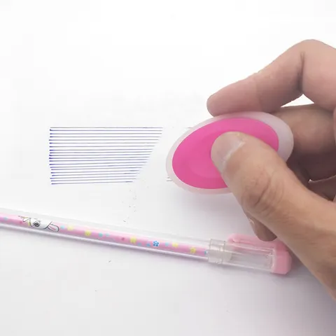 Large Oval Thermal Erasable Pen Eraser Colorful Silicone Correction Eraser For Office And School Writing Supply