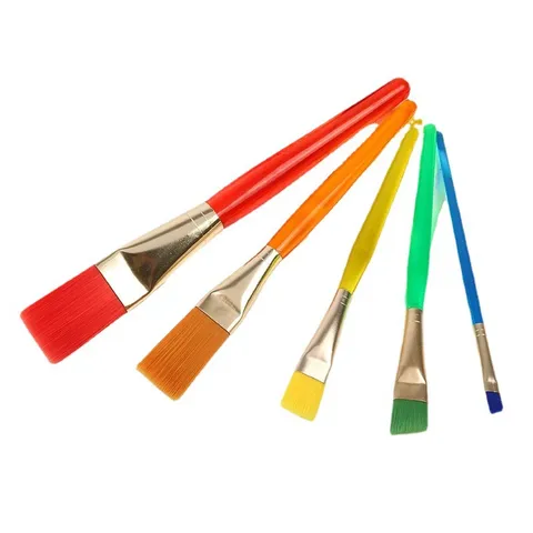 Kunststoffgriff Nylonhaar Pinsel Set Aquarell Acryl Malpinsel Professionelle Künstler Kunstbedarf